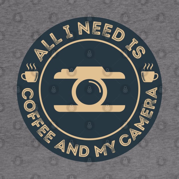 Photographer Shirt, All I Need is Coffee and My Camera T-Shirt, Photographer gift, Photographer, Photography Shirt, Photography Gift by DragonTees